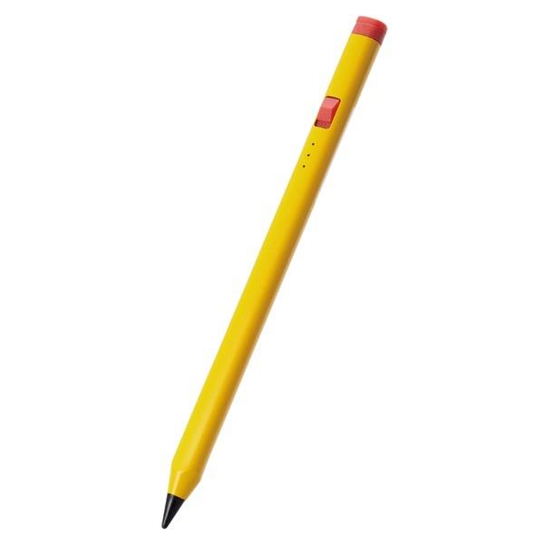 エレコム タッチペン スタイラス 鉛筆型 三角軸 充電式 iPad専用 パームリジェクション対応 傾...