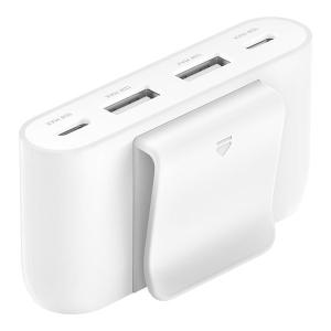 BELKIN ベルキン BoostCharge 4ポート 電源エクステンダー 30W USB Type-C / USB A 充電分配器 ホワイト BUZ001BT2MWHB7 ネコポス不可｜ec-kitcut