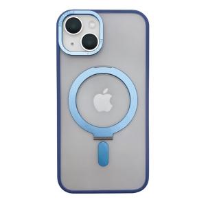 SUNCREST サンクレスト iPhone 14 / 13 NEWT マグスタケース MagSafe対応 耐衝撃 スタンド一体型ケース ブルー i36FiJS05 ネコポス送料無料｜ec-kitcut