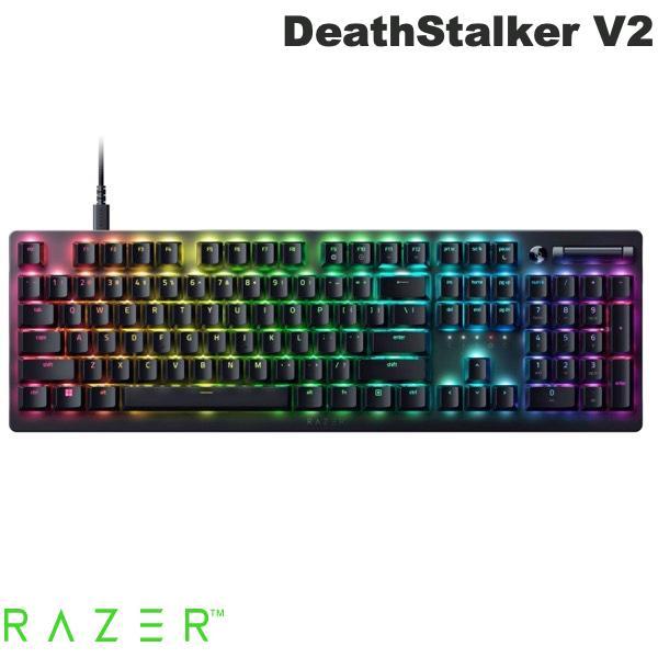 Razer DeathStalker V2 英語配列 有線 クリッキーオプティカルスイッチ 薄型ゲー...