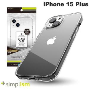 Simplism シンプリズム iPhone 15 Plus  GLASSICA  背面ガラスケース クリア TR-IP23L2-CGC-PCCCL ネコポス送料無料｜ec-kitcut