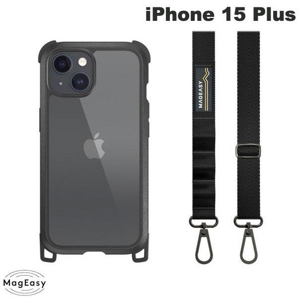 MagEasy マグイージー iPhone 15 Plus Odyssey+ PCxTPU ハイブリ...