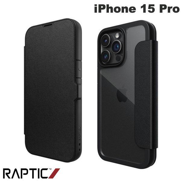 RAPTIC ラプティック iPhone 15 Pro Urban Folio 手帳型ハイブリッドケ...