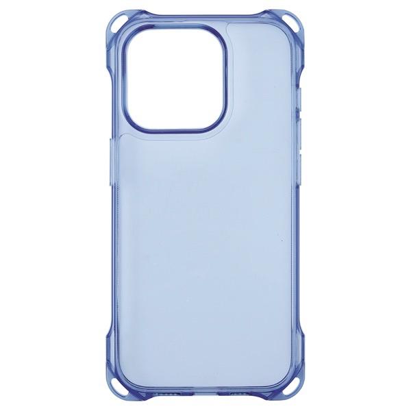 SUNCREST サンクレスト iPhone 15 Pro 衝撃吸収ケース 4ホールケース ブルー ...