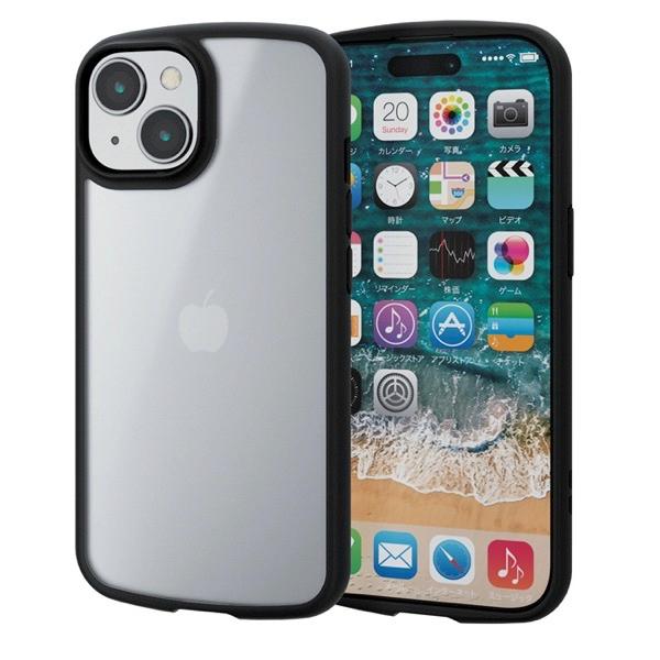 エレコム ELECOM iPhone 15 TOUGH SLIM LITE フレームカラー シルキー...