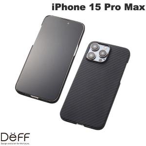 Deff ディーフ iPhone 15 Pro Max Ultra Slim & Light Case DURO マットブラック DCS-IPD23LPKVMBK ネコポス送料無料｜ec-kitcut