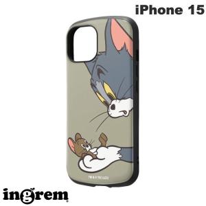 ingrem イングレム iPhone 15 トムとジェリー 耐衝撃ケース MiA トムとジェリー_キャッチ IN-WP41AC4/TJ42 ネコポス送料無料｜ec-kitcut