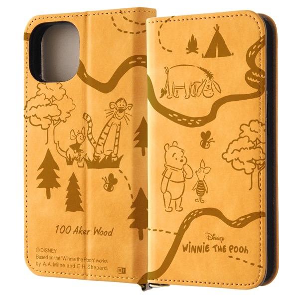 ingrem イングレム iPhone 15 ディズニー / ピクサー 手帳型レザーケース Raff...