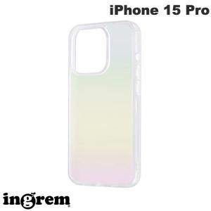 ingrem イングレム iPhone 15 Pro ガラスハイブリッドケース マット オーロラ IS-P42CC11/MARM ネコポス送料無料｜ec-kitcut