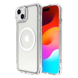 Absolute Technology iPhone 15 Plus LINKASE AIR with Gorilla Glass 側面 抗菌 TPU仕様 MagSafe対応 ゴリラガラスケース クリア ネコポス送料無料｜ec-kitcut