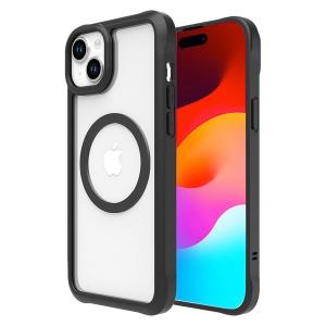 Absolute Technology iPhone 15 Plus LINKASE AIR with Gorilla Glass 側面 抗菌 TPU仕様 MagSafe対応 ゴリラガラスケース ブラック ネコポス送料無料｜ec-kitcut