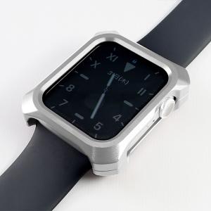 GILD design ギルドデザイン Apple Watch 45mm Series 9 / 8 / 7 ジュラルミン削り出し ソリッドバンパー シルバー GW-506 ネコポス送料無料｜ec-kitcut