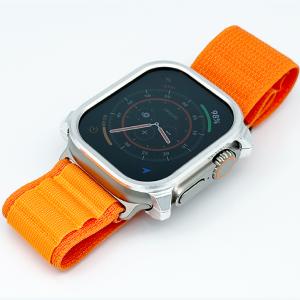 GILD design ギルドデザイン Apple Watch 49mm Ultra 2 / Ultra ジュラルミン削り出し ソリッドバンパー シルバー GW-514 ネコポス送料無料｜ec-kitcut