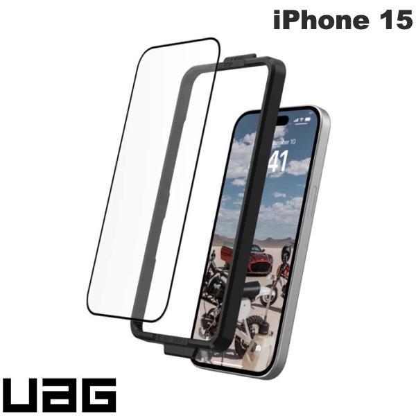UAG ユーエージー iPhone 15 Glass Shield Plus ガラスフィルム 0.5...