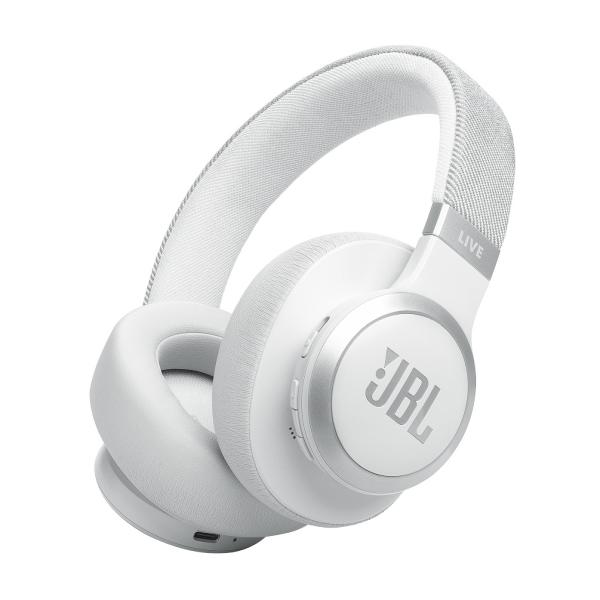 JBL LIVE770NC JBLLIVE770NCWHT ハイブリッドノイズキャンセリング ワイヤ...