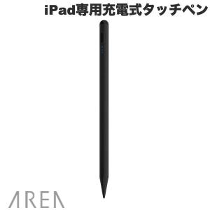 AREA エアリア iPad専用 充電式 アクティブ タッチペン 極細 ペン先1.5mm ブラック MS-APTP01BK ネコポス送料無料｜ec-kitcut