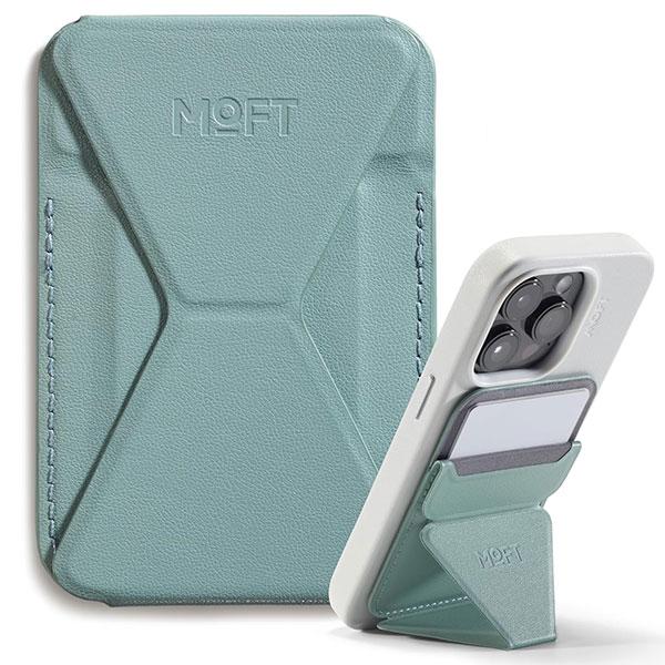 MOFT Snap On MOVAS カードウォレット スマホスタンド MagSafe対応 スモーク...