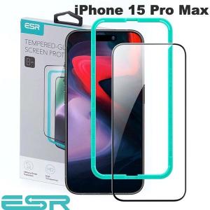 ESR イーエスアール iPhone 15 Pro Max 液晶保護強化ガラスフィルム 0.33mm ES26436i15PM ネコポス可｜ec-kitcut