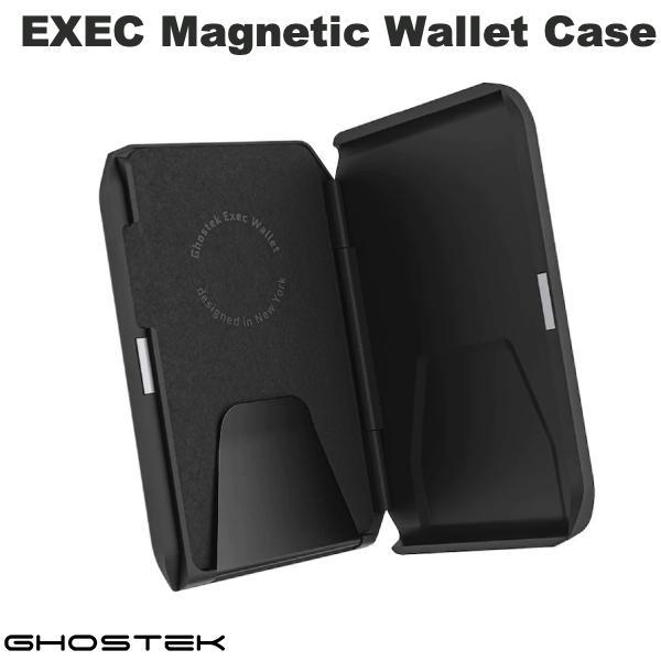 GHOSTEK ゴーステック Exec Magsafe対応 カード3枚収納 ウォレットケース ブラッ...