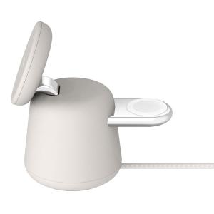 BELKIN ベルキン BoostCharge Pro MagSafe認証 2-in-1 ワイヤレス充電器 PD対応 サンド WIZ020btH37 ネコポス不可｜ec-kitcut