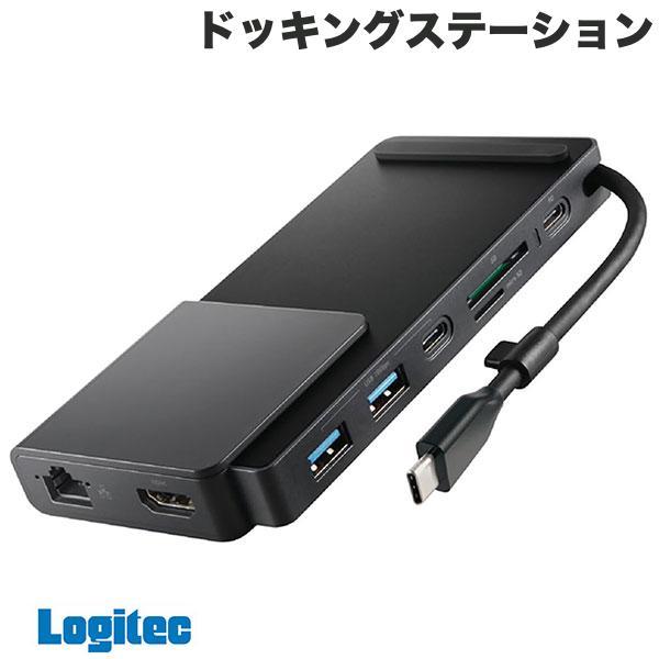 Logitec パワーステータス LED機能搭載 ドッキングステーション USB PD対応 USBA...