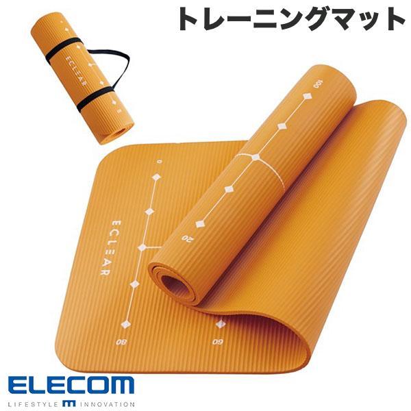 エレコム ELECOM エクリアスポーツ トレーニングマット 両面波形 厚さ10mm オレンジ HC...