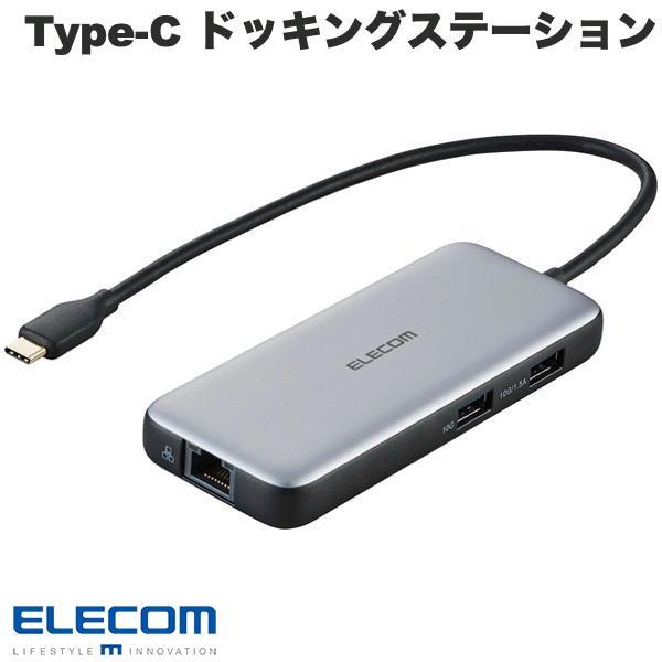 エレコム Type-C ドッキングステーション USB PD対応 USB 10Gbpsx2 HDMI...