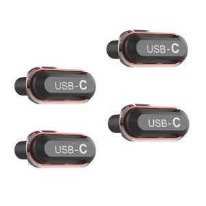 alumania アルマニア USB-C CHARGING CAP 4set RED UN-015C4-RE ネコポス可｜ec-kitcut