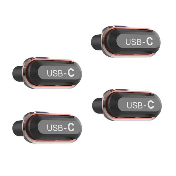 alumania アルマニア USB-C CHARGING CAP 4set RED UN-015C...