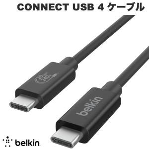 BELKIN ベルキン CONNECT USB 4 ケーブル 240W + 20Gbps PD対応 2m INZ004bt2MBKの商品画像