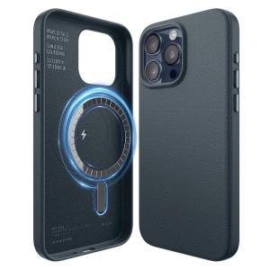 elago エラゴ iPhone 15 Pro Max MAGNETIC LEATHER MagSafe対応 Jean Indigo EL_IOGCSPLL5_JI ネコポス送料無料｜ec-kitcut