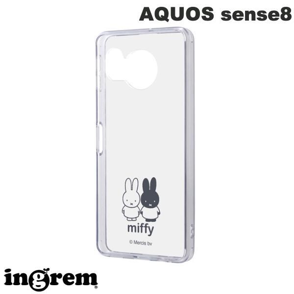 ingrem イングレム AQUOS sense8 ミッフィー ハイブリッドケース Charaful...
