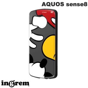 ingrem イングレム AQUOS sense8 ディズニー 超 保護ケース MiA ミッキーマウスカラー_1 IN-DAQM3AC4/MK26 ネコポス送料無料