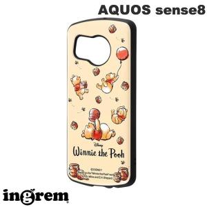 ingrem イングレム AQUOS sense8 ディズニー 超 保護ケース MiA プーさんとはちみつ IN-DAQM3AC4/PO12 ネコポス送料無料｜ec-kitcut