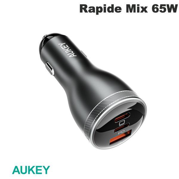 AUKEY オーキー カーチャージャー Rapide Mix QC/PD対応 最大65W USB A...