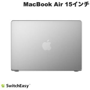 SwitchEasy スイッチイージー MacBook Air 15インチ M3 2024 / M2 2023 Touch Transparent White SE_M15CSPCT2_TH ネコポス不可｜ec-kitcut