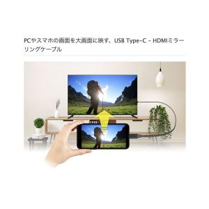 USB-C HDMI 変換ケーブル 2m HD...の詳細画像1