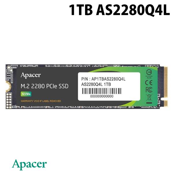 【並行輸入品】Apacer アペイサー 1TB AS2280Q4L M.2 SSD PCI-Expr...