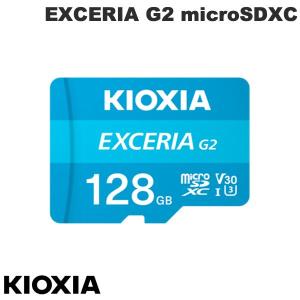KIOXIA キオクシア 128GB EXCERIA G2 microSDXC UHS1 メモリカード V30 U3 A1 4K R=100MB/s W=50MB/s アダプタ付き 海外パッケージ ネコポス可｜ec-kitcut
