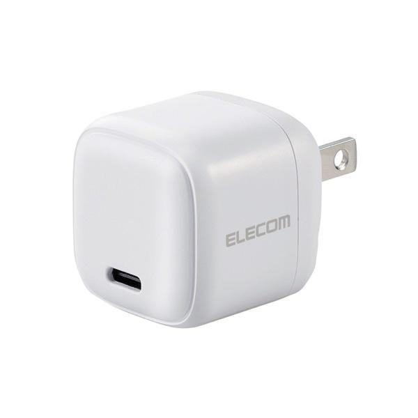 エレコム ELECOM USB Type-C 充電器 20W PD対応 1ポート 軽量 ホワイト M...