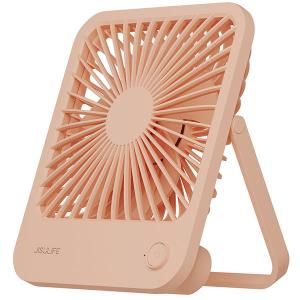 JISULIFE ジスライフ Ultra-thin Table Fan Life1 2000 JL-FA26APK ポータブル扇風機 ピンク ネコポス不可