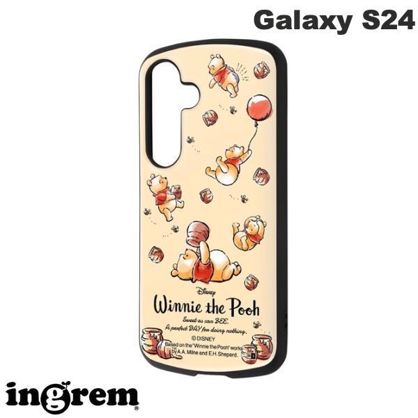 ingrem イングレム Galaxy S24 ディズニー 超 保護ケース MiA プーさんとはちみ...