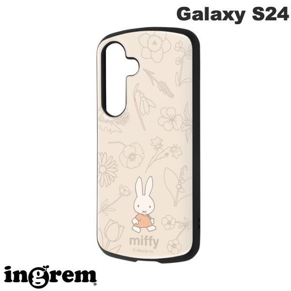ingrem イングレム Galaxy S24 ミッフィー 超 保護ケース MiA フラワー IN-...