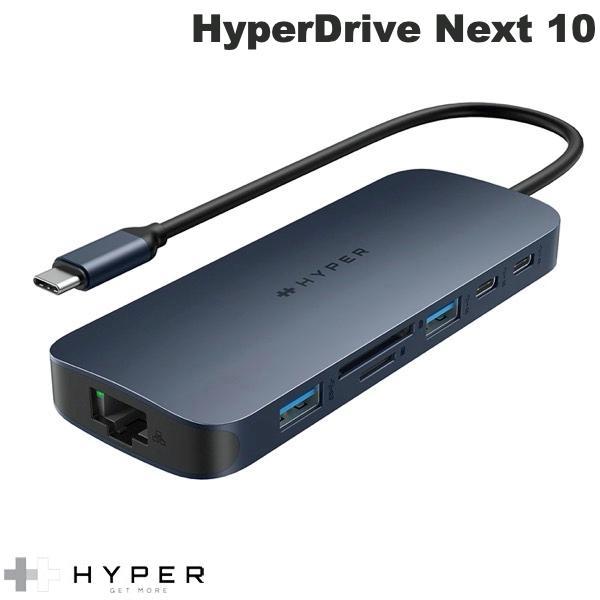 HYPER++ HyperDrive Next 10 Port USB-C ハブ PD対応 急速充電...