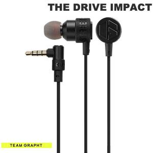 Team GRAPHT チームグラフト THE DRIVE IMPACT TGR039-DI-01 有線イヤホン 1.2m SF6コラボデザイン TGR039-DI-01 ネコポス不可｜ec-kitcut