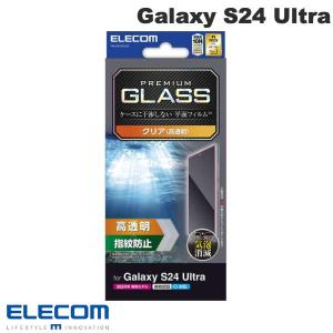 エレコム ELECOM Galaxy S24 Ultra ガラスフィルム 高透明 PM-G242FLGG ネコポス可｜ec-kitcut