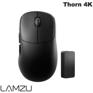 LAMZU Thorn 4K 4K Dongle Included  LAMZU-00009-CBLK USBドングル付属 ワイヤレスゲーミングマウス Charcoal Black ラムズ ネコポス不可｜ec-kitcut
