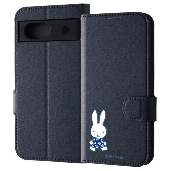 ingrem イングレム Google Pixel 8a ミッフィー  手帳型レザーケース シンプル...