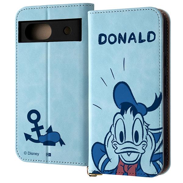 ingrem イングレム Google Pixel 8a ディズニー 手帳型レザーケース Raffi...