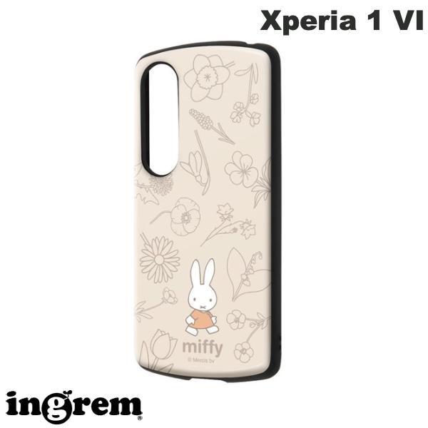 ingrem イングレム Xperia 1 VI ミッフィー  超 保護ケース MiA フラワー I...